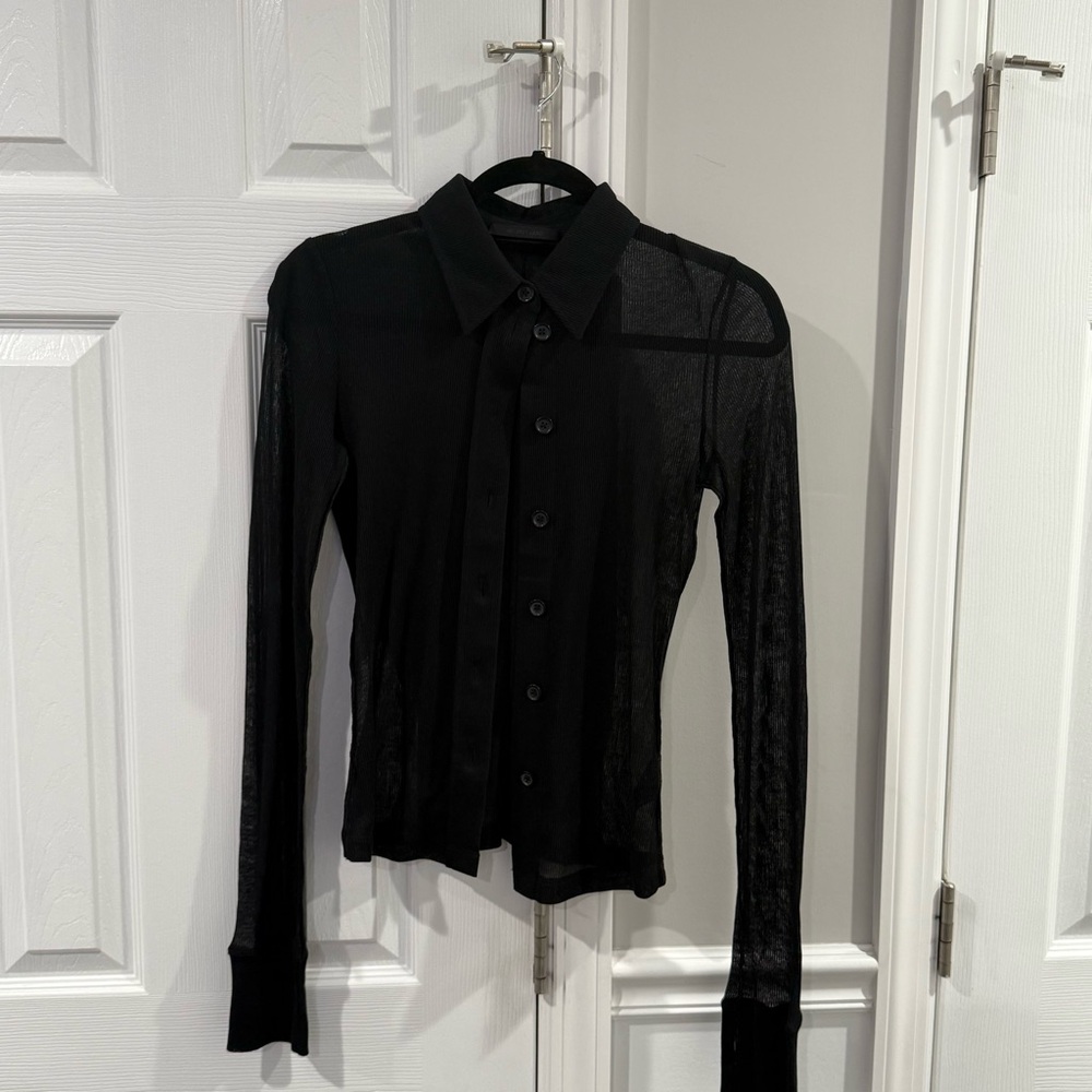 Helmut Lang Sheer Rib Shirt - Picture 9 of 15